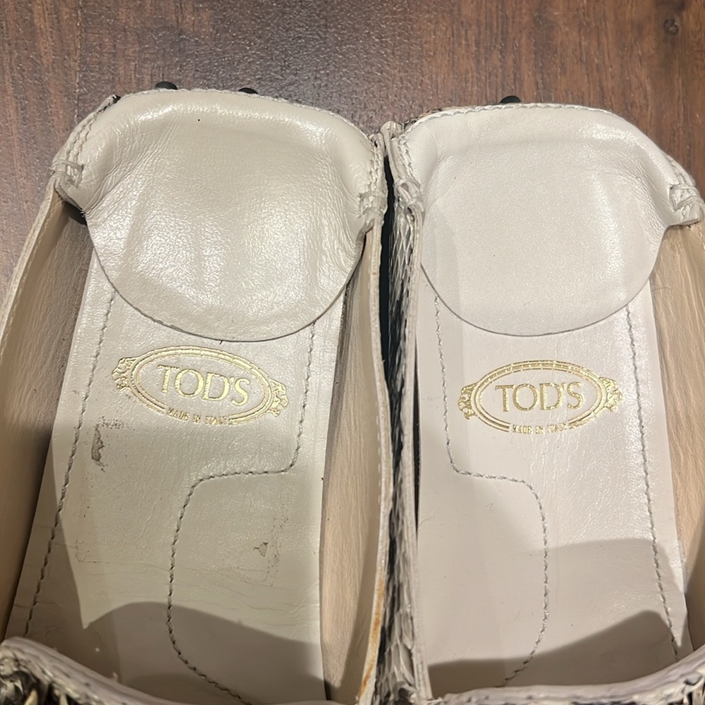 Tod’s Python Mules In Near Perfect Condition - image 2